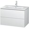 Duravit L-Cube Wall-Mounted Vanity Unit Lc624101818 White Matt LC624101818 - alternate 1